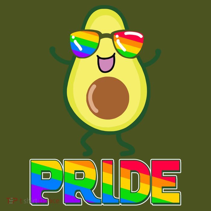 Funny LGBT Pride Avocado T-Shirt