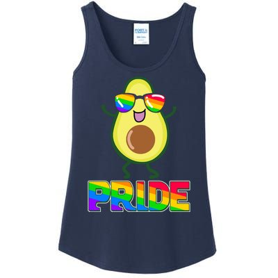 Funny LGBT Pride Avocado Ladies Essential Tank