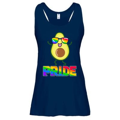 Funny LGBT Pride Avocado Ladies Essential Flowy Tank