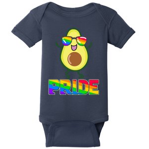 Funny LGBT Pride Avocado Baby Bodysuit