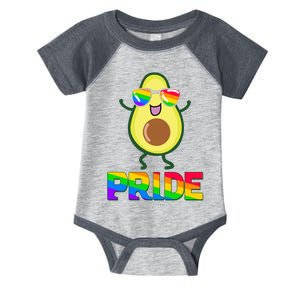 Funny LGBT Pride Avocado Infant Baby Jersey Bodysuit