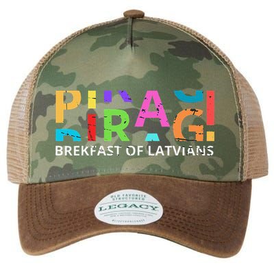 Funny Latvian Piragi Latvia Food Pride Gift Legacy Tie Dye Trucker Hat