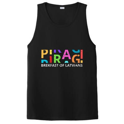 Funny Latvian Piragi Latvia Food Pride Gift PosiCharge Competitor Tank