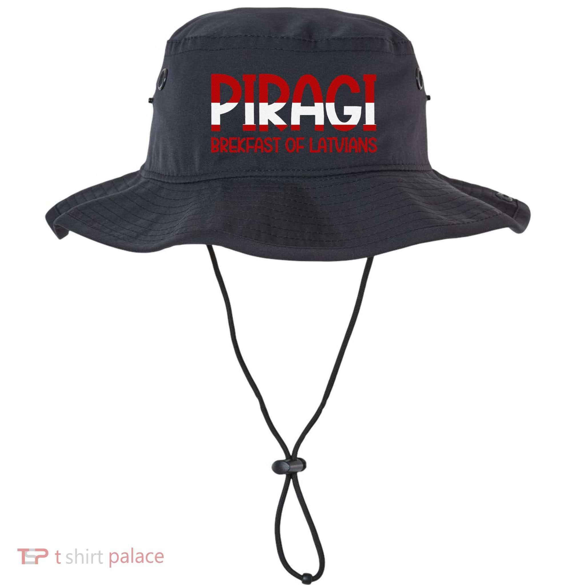 Funny Latvian Piragi Latvia Pride Food Lovers Gift Bucket Hat