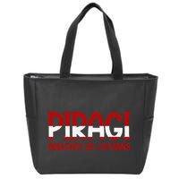 Funny Latvian Piragi Latvia Pride Food Lovers Gift Zip Tote Bag