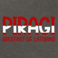 Funny Latvian Piragi Latvia Pride Food Lovers Gift Cotton Canvas Backpack