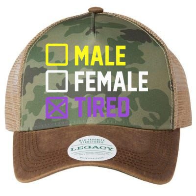 Funny Lgbt Pride Flag Non Binary Legacy Tie Dye Trucker Hat