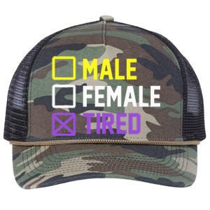 Funny Lgbt Pride Flag Non Binary Retro Rope Trucker Hat Cap