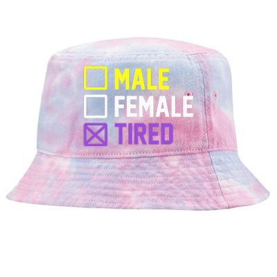 Funny Lgbt Pride Flag Non Binary Tie-Dyed Bucket Hat