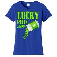 Funny Lucky Pills With Shamrock Clover St Patty's Day Cool Gift Women's T-Shirt