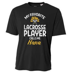 Favorite Lacrosse Player Nana Lax Family Grandma Mimi  Cooling Performance Crew T-Shirt