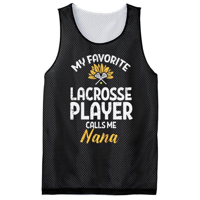 Favorite Lacrosse Player Nana Lax Family Grandma Mimi  Mesh Reversible Basketball Jersey Tank