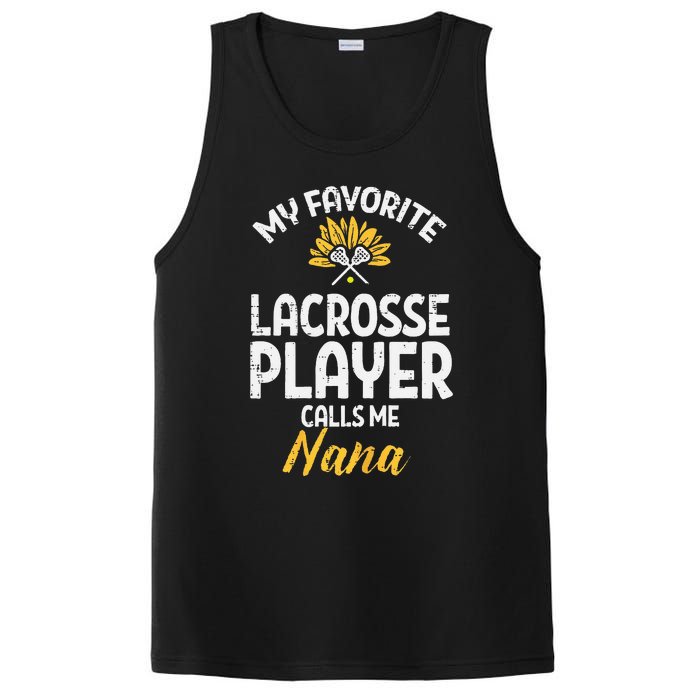 Favorite Lacrosse Player Nana Lax Family Grandma Mimi  PosiCharge Competitor Tank