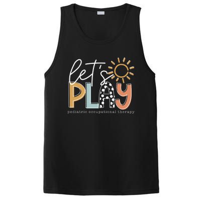 funny Let's Play Pediatric Occupational Therapy PosiCharge Competitor Tank