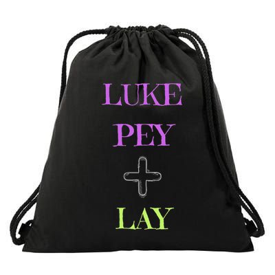 Funny Luke Pey + Lay Luke Pey Plus Lay Meme Drawstring Bag