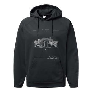 Frank Lloyd Patent Unique Performance Fleece Hoodie