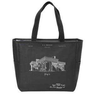 Frank Lloyd Patent Unique Zip Tote Bag