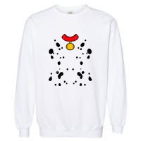 Funny Lazy Pretend Im A Dalmatian Halloween Costume Gift Garment-Dyed Sweatshirt