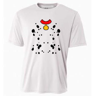 Funny Lazy Pretend Im A Dalmatian Halloween Costume Gift Cooling Performance Crew T-Shirt