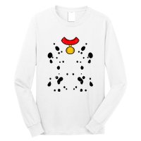 Funny Lazy Pretend Im A Dalmatian Halloween Costume Gift Long Sleeve Shirt