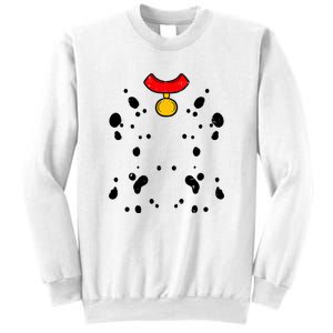 Funny Lazy Pretend Im A Dalmatian Halloween Costume Gift Sweatshirt