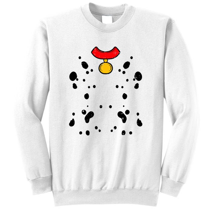 Funny Lazy Pretend Im A Dalmatian Halloween Costume Gift Sweatshirt