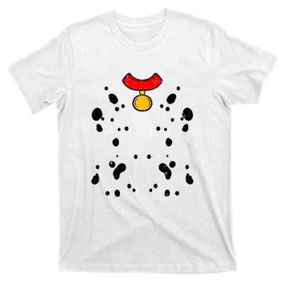 Funny Lazy Pretend Im A Dalmatian Halloween Costume Gift T-Shirt