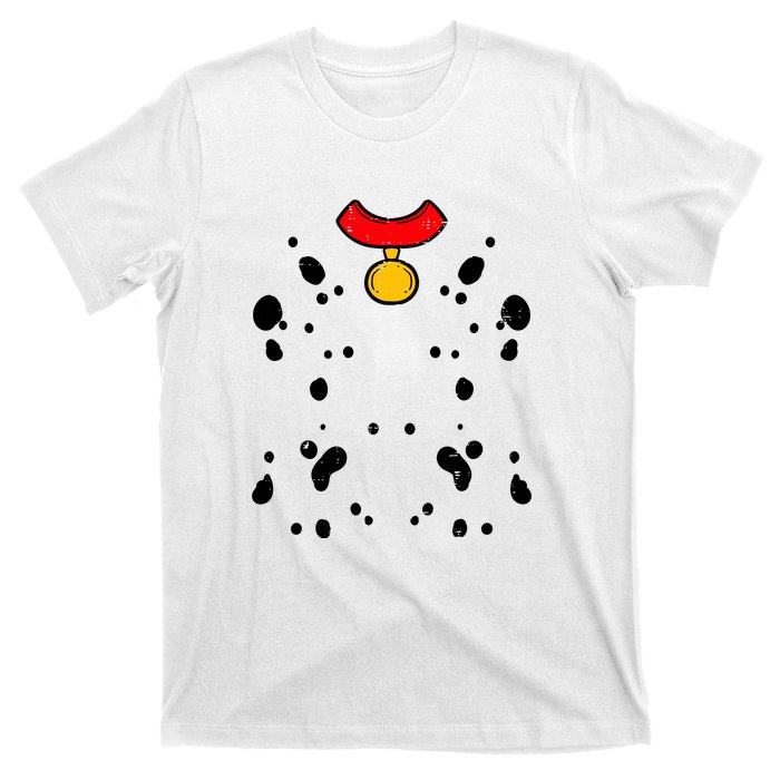 Funny Lazy Pretend Im A Dalmatian Halloween Costume Gift T-Shirt