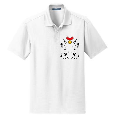 Funny Lazy Pretend Im A Dalmatian Halloween Costume Gift Dry Zone Grid Polo