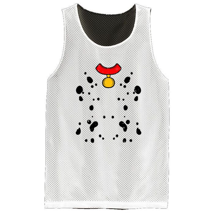 Funny Lazy Pretend Im A Dalmatian Halloween Costume Gift Mesh Reversible Basketball Jersey Tank