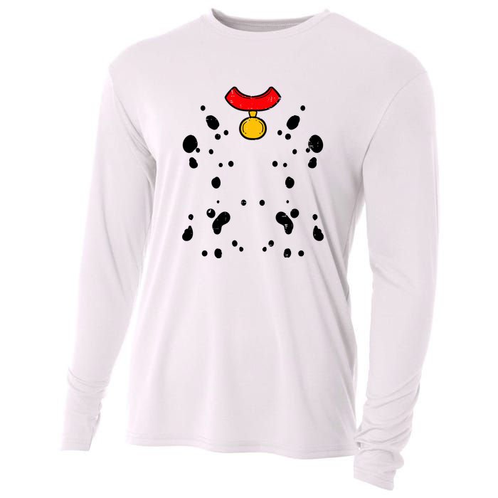 Funny Lazy Pretend Im A Dalmatian Halloween Costume Gift Cooling Performance Long Sleeve Crew