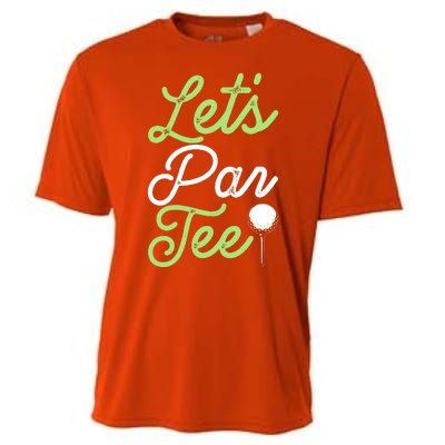 Funny Lets Par Tee Golf Tee Cooling Performance Crew T-Shirt