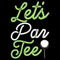 Funny Lets Par Tee Golf Tee 7-Panel Snapback Hat