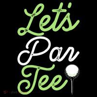 Funny Lets Par Tee Golf Tee 16 in Basic Backpack