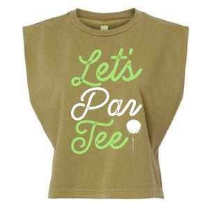 Funny Lets Par Tee Golf Tee Garment-Dyed Women's Muscle Tee