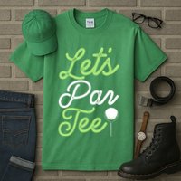 Funny Lets Par Tee Golf Tee Tall T-Shirt