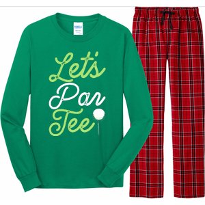 Funny Lets Par Tee Golf Tee Long Sleeve Pajama Set