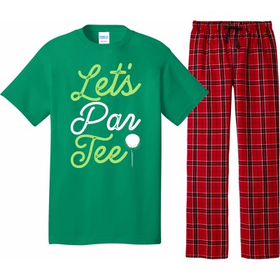 Funny Lets Par Tee Golf Tee Pajama Set