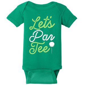 Funny Lets Par Tee Golf Tee Baby Bodysuit