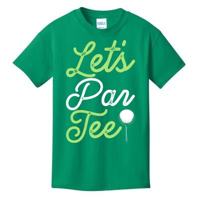 Funny Lets Par Tee Golf Tee Kids T-Shirt