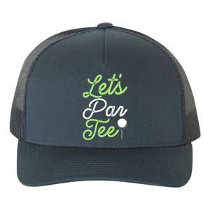 Funny Lets Par Tee Golf Tee Yupoong Adult 5-Panel Trucker Hat