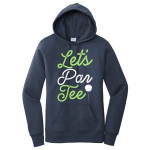 Funny Lets Par Tee Golf Tee Women's Pullover Hoodie