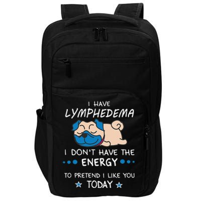 Funny Lymphedema Patients Awareness Lymphedema Warrior Impact Tech Backpack