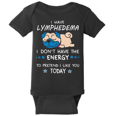 Funny Lymphedema Patients Awareness Lymphedema Warrior Baby Bodysuit