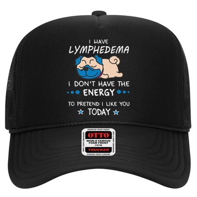 Funny Lymphedema Patients Awareness Lymphedema Warrior Trucker Hat