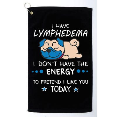 Funny Lymphedema Patients Awareness Lymphedema Warrior Golf Towel