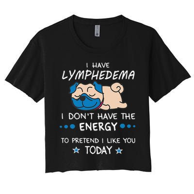 Funny Lymphedema Patients Awareness Lymphedema Warrior Crop Top