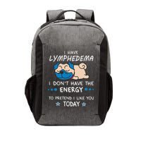 Funny Lymphedema Patients Awareness Lymphedema Warrior Vector Backpack