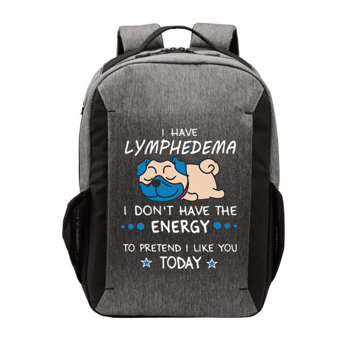 Funny Lymphedema Patients Awareness Lymphedema Warrior Vector Backpack