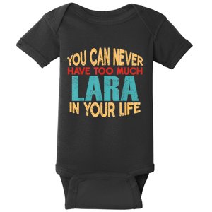 Funny Lara Personalized First Name Joke Item Baby Bodysuit